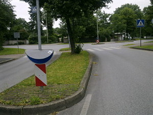 Vandalismus Straßenschild Vandalismus Straßenschild